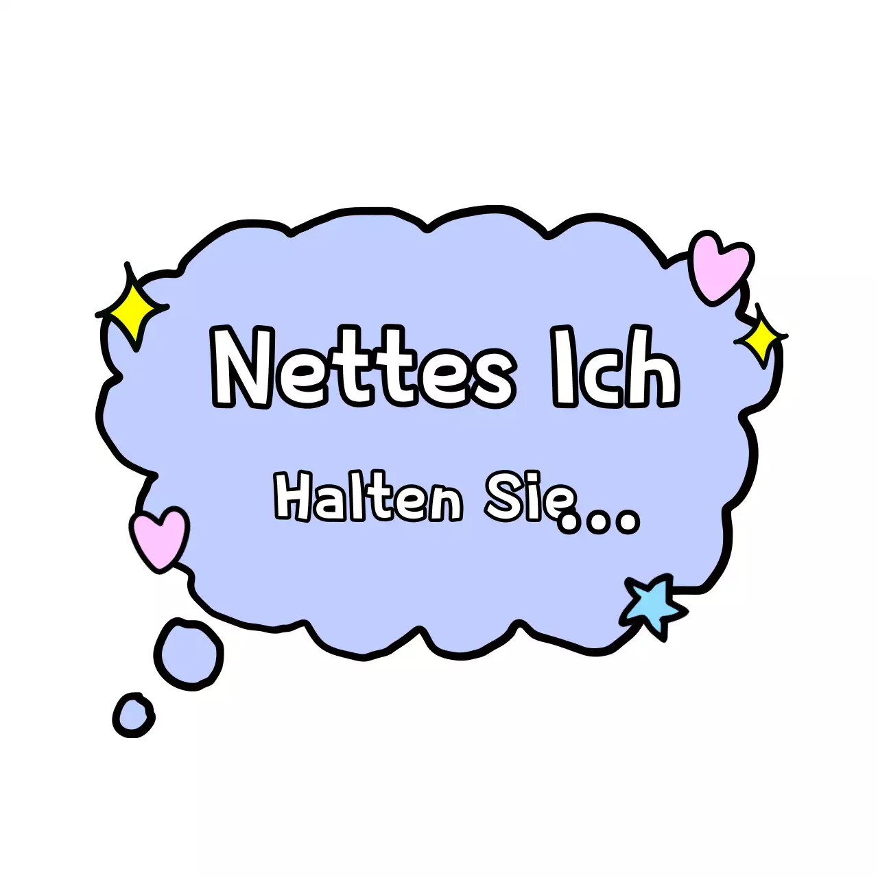 Mauve Niedliche Cartoon Aufkleber