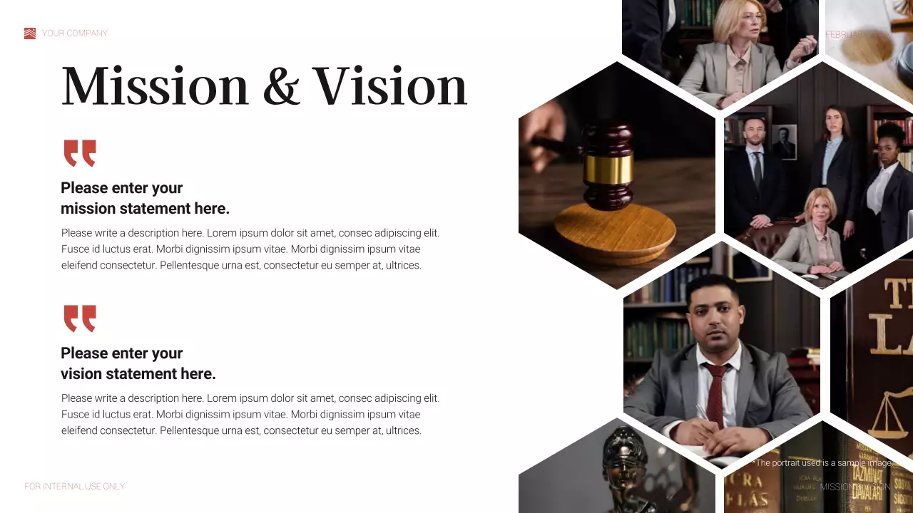 Red Elegant Legal Consulting Presentation