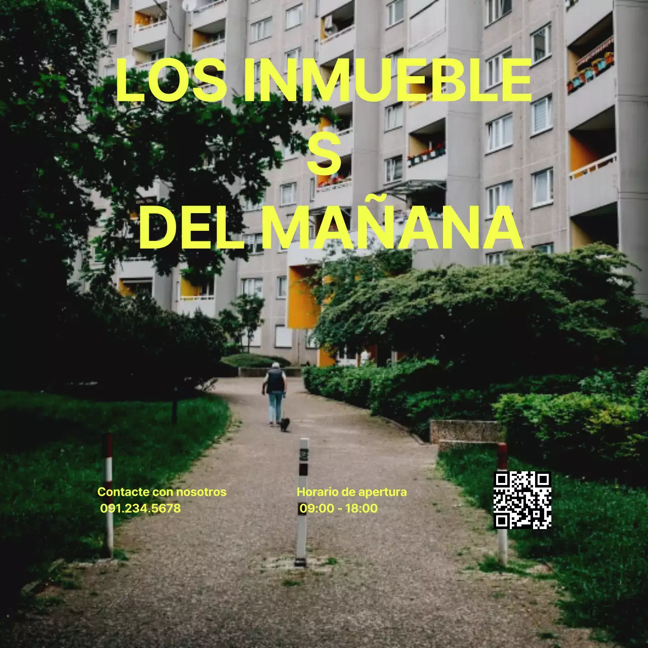 Anuncios inmobiliarios modernos en gris