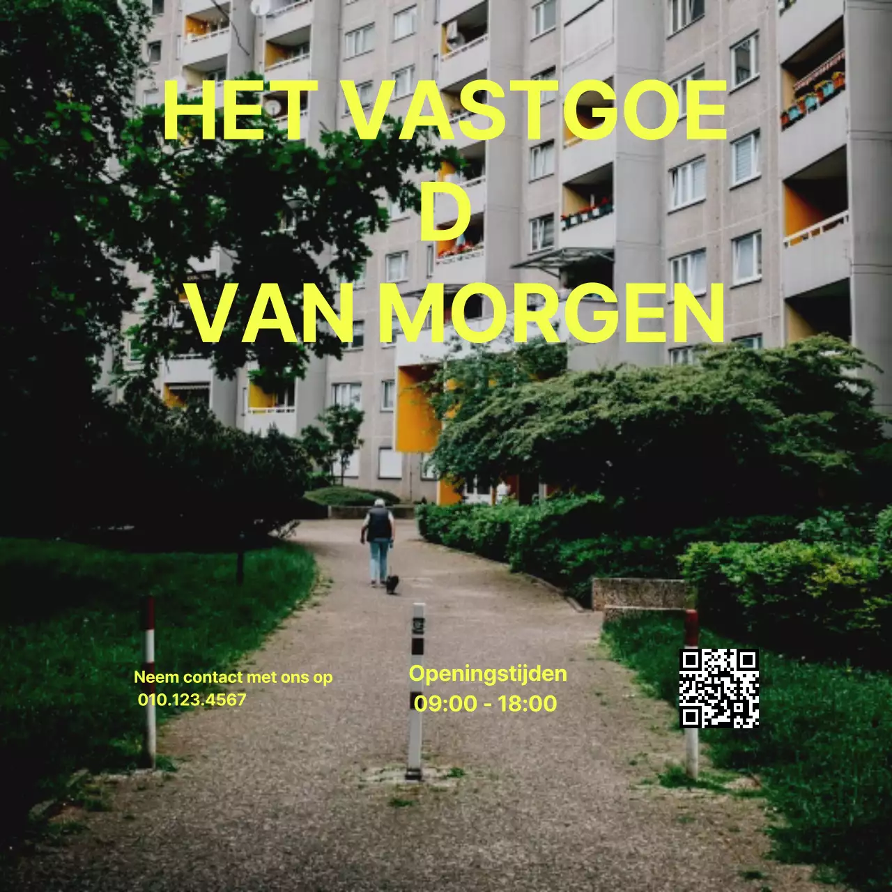 Grijze advertenties voor modern onroerend goed