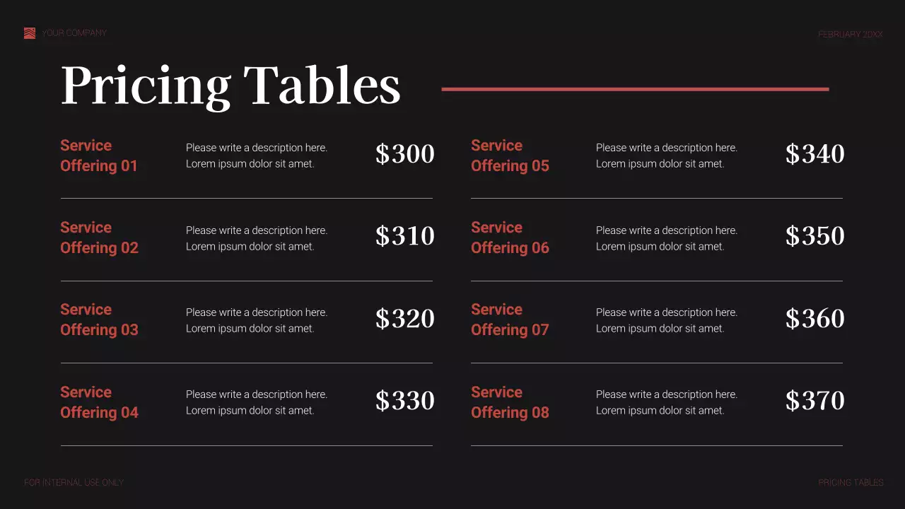 Red Elegant Legal Consulting Presentation