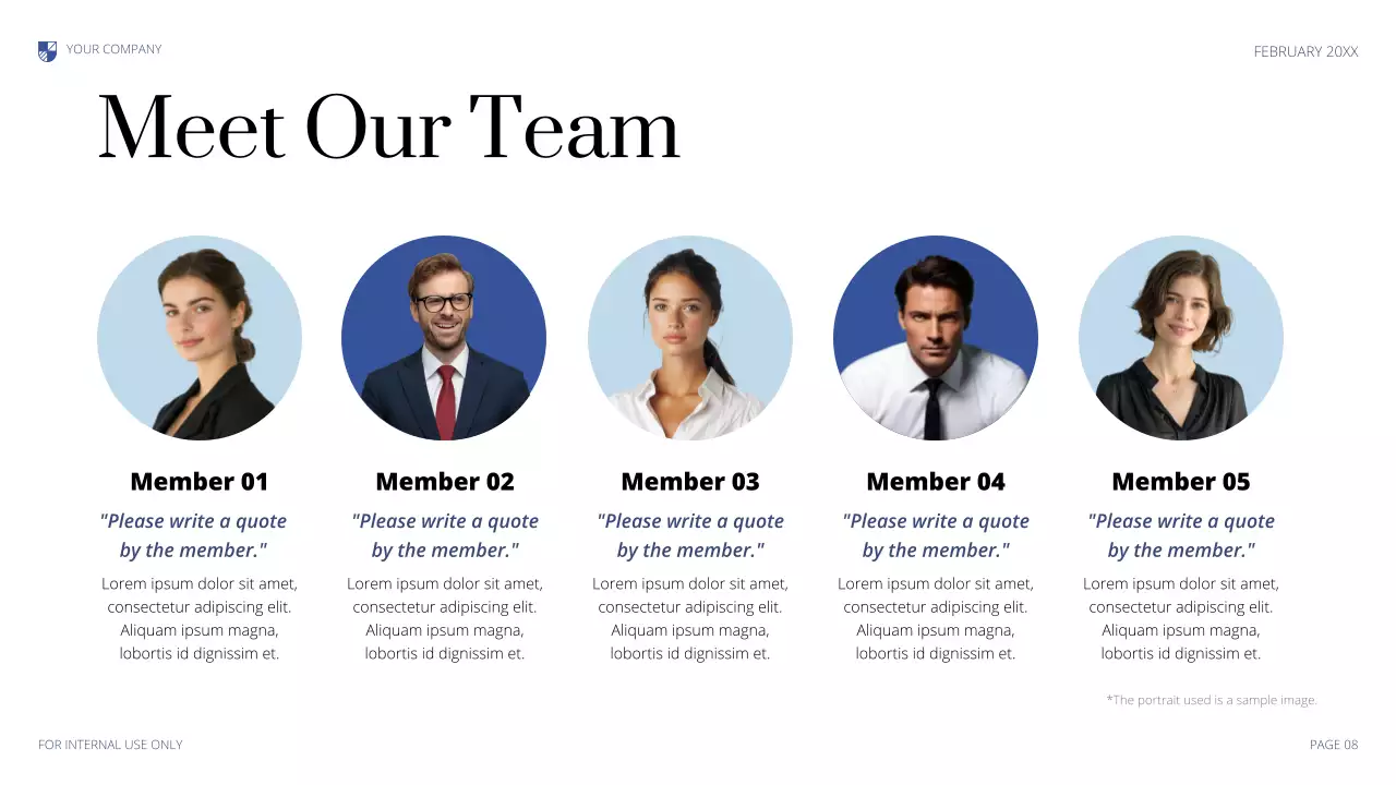 Blue Professional Legal Consulting Presentation