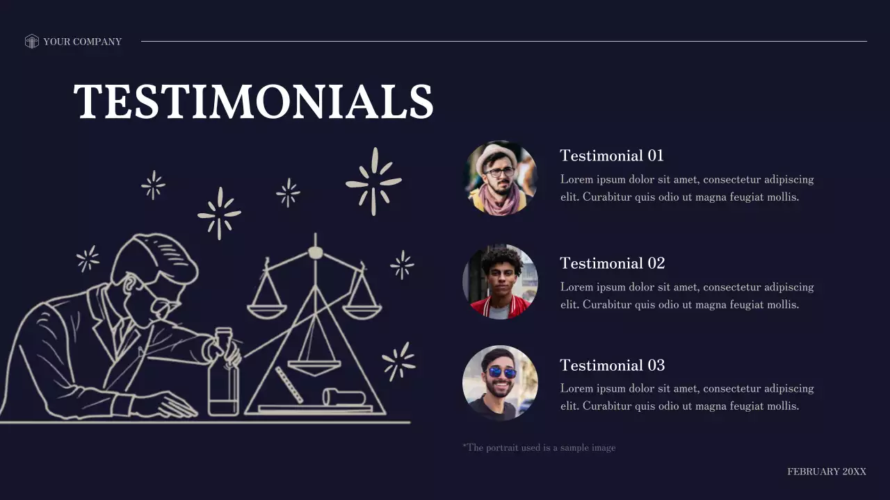 Navy Professional Legal Consulting Presentation