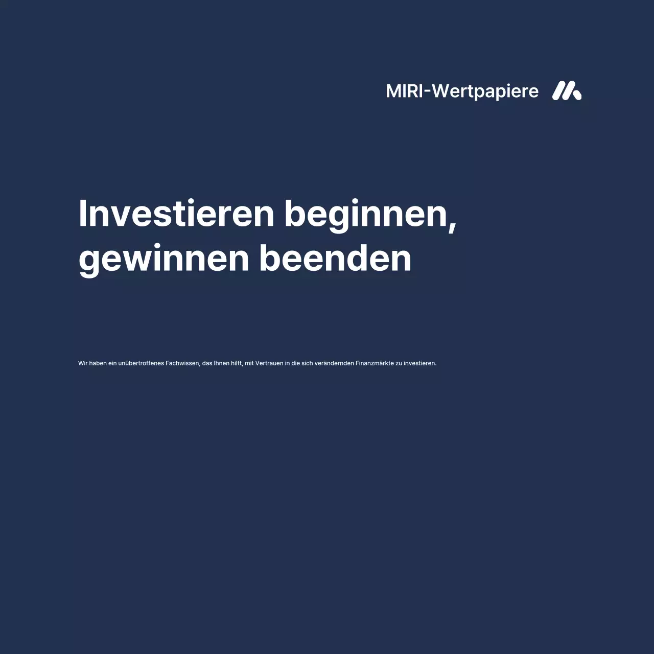 Blauer Farbverlauf Finanzanzeigen