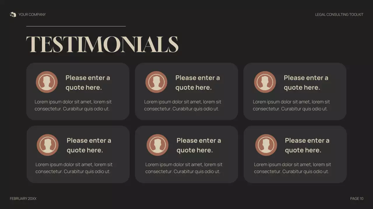 Gray Professional Legal Consulting Presentation