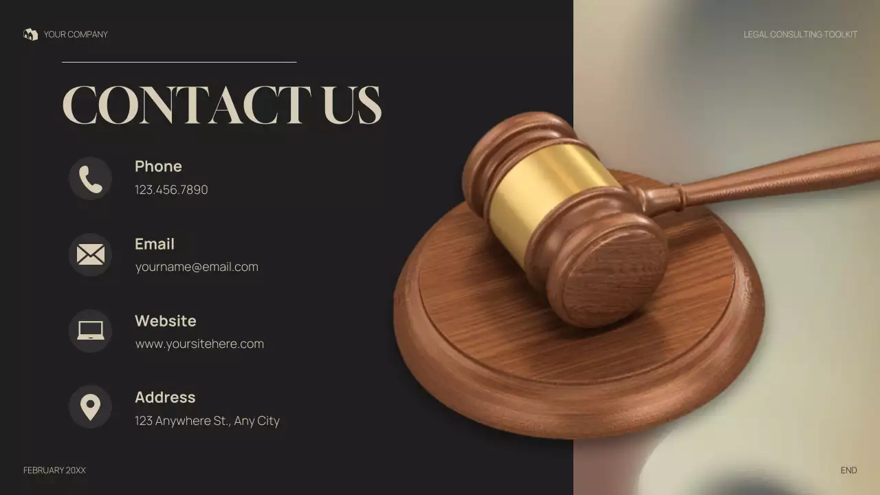 Gray Professional Legal Consulting Presentation