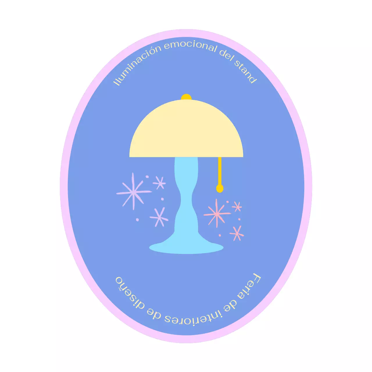 Promover un diseño de iluminación sencillo de color azul claro