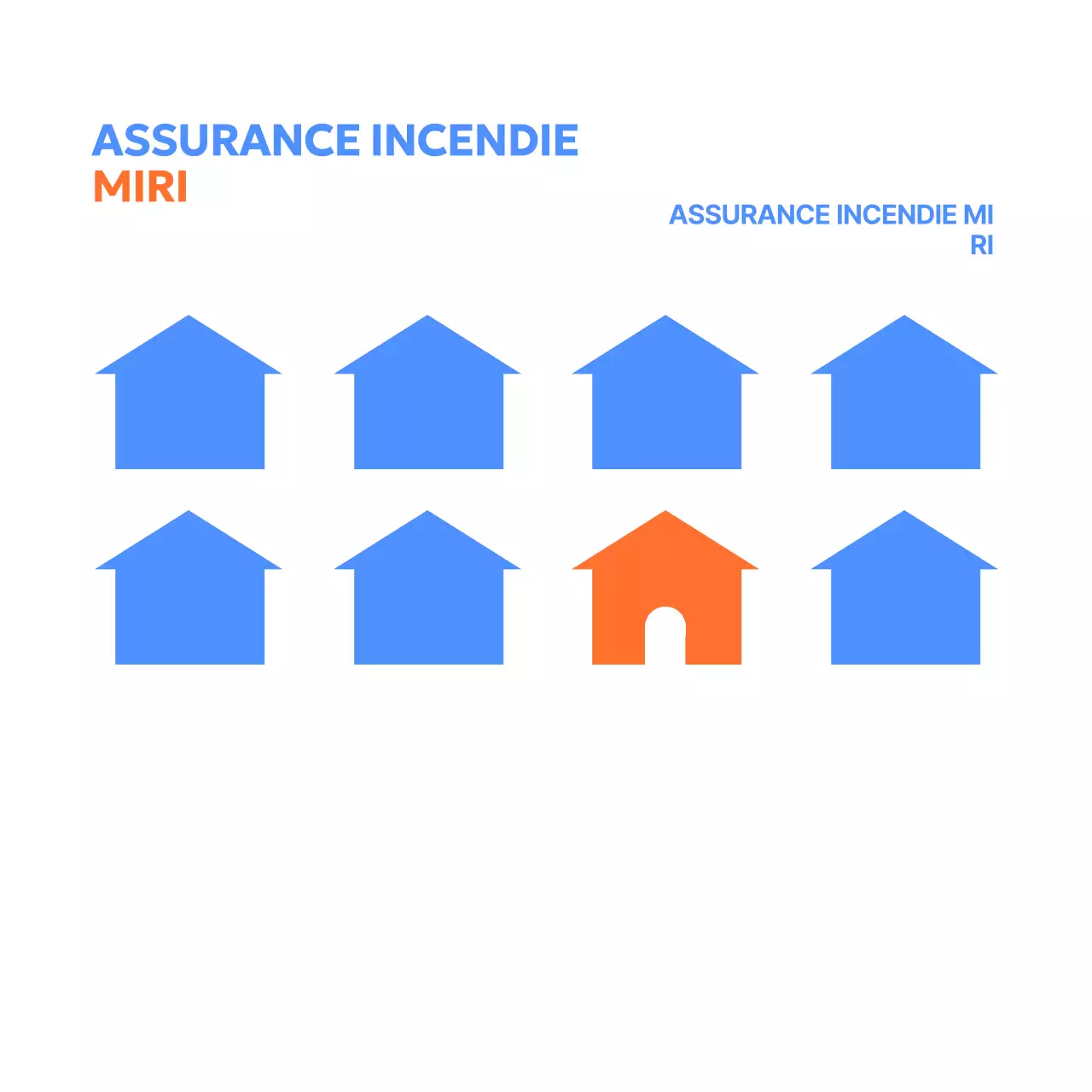 Bloc-notes de la compagnie d'assurance avec icônes simples
