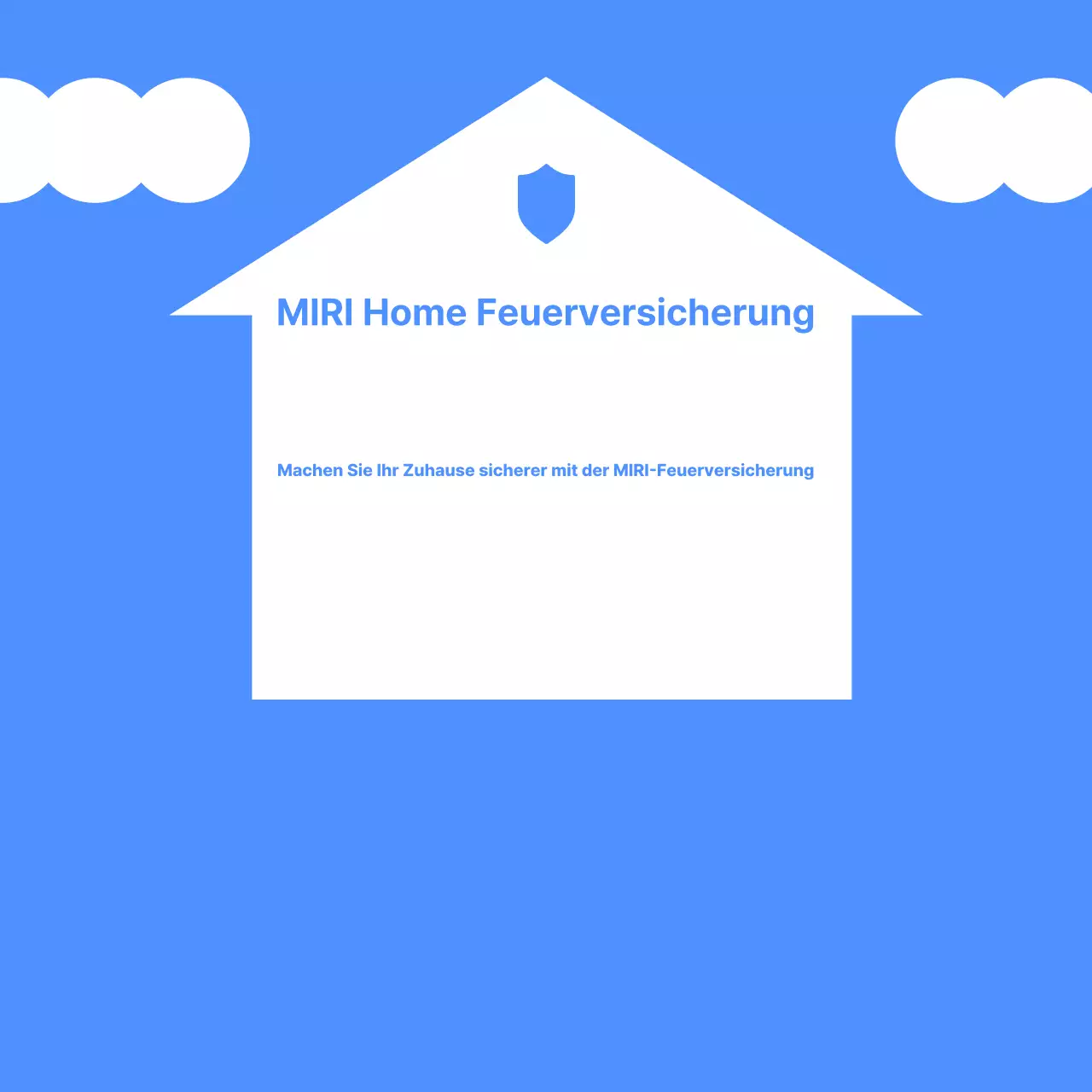 Briefpapier einer Versicherungsgesellschaft mit einfachen Symbolen