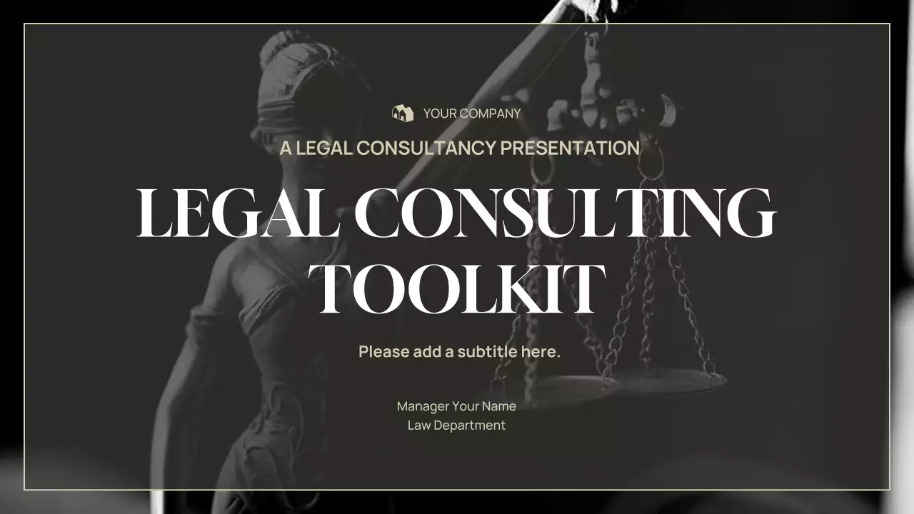Gray Professional Legal Consulting Presentation