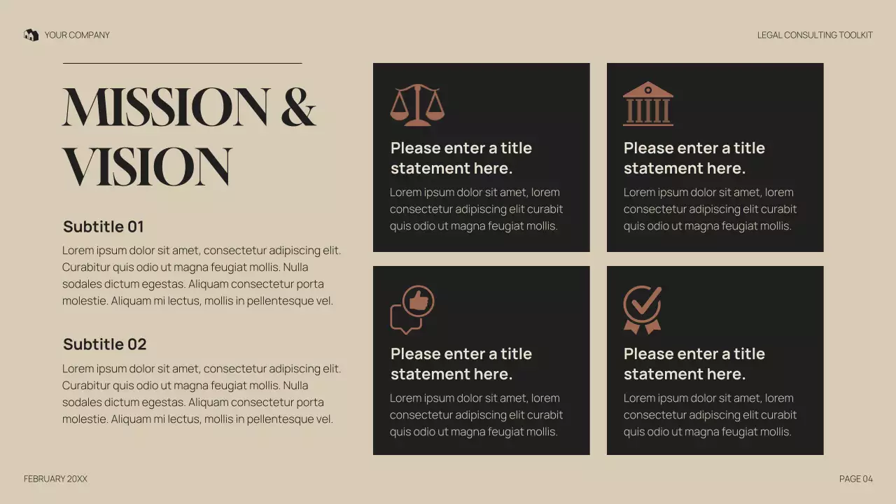 Gray Professional Legal Consulting Presentation