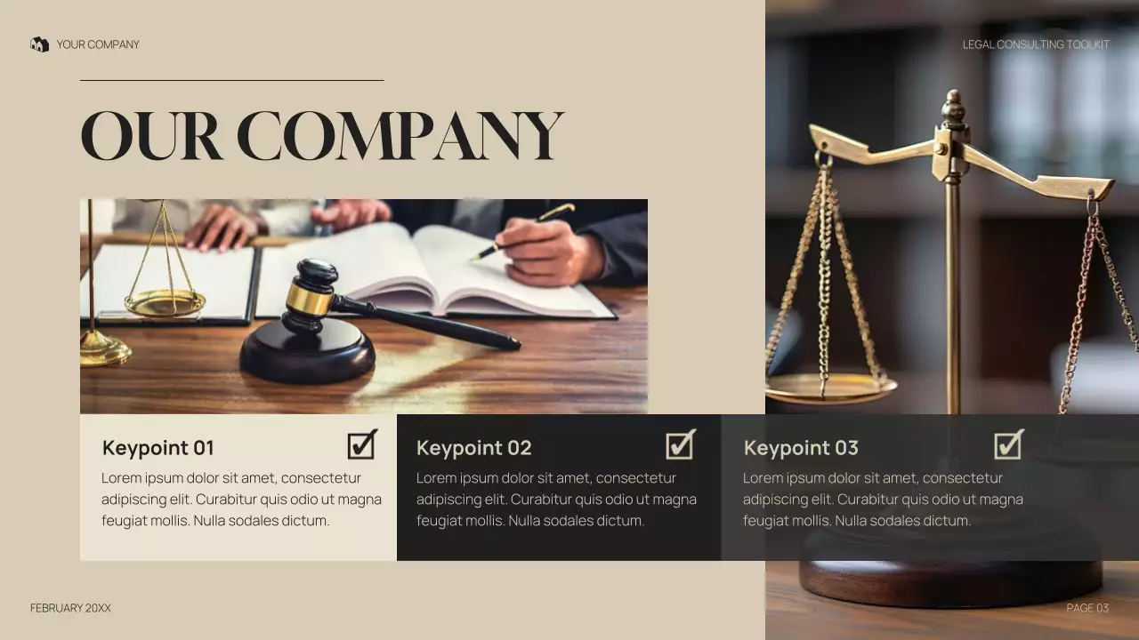 Gray Professional Legal Consulting Presentation