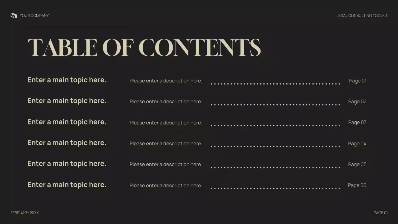 Gray Professional Legal Consulting Presentation