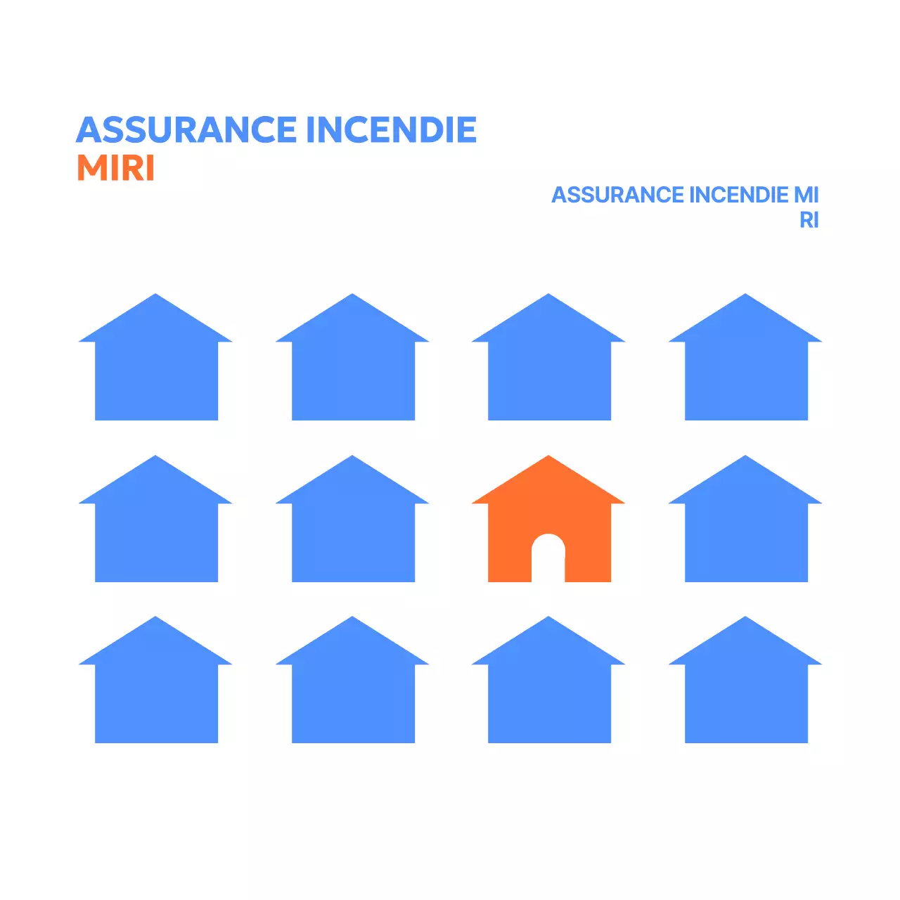 Bloc-notes de la compagnie d'assurance avec icônes simples