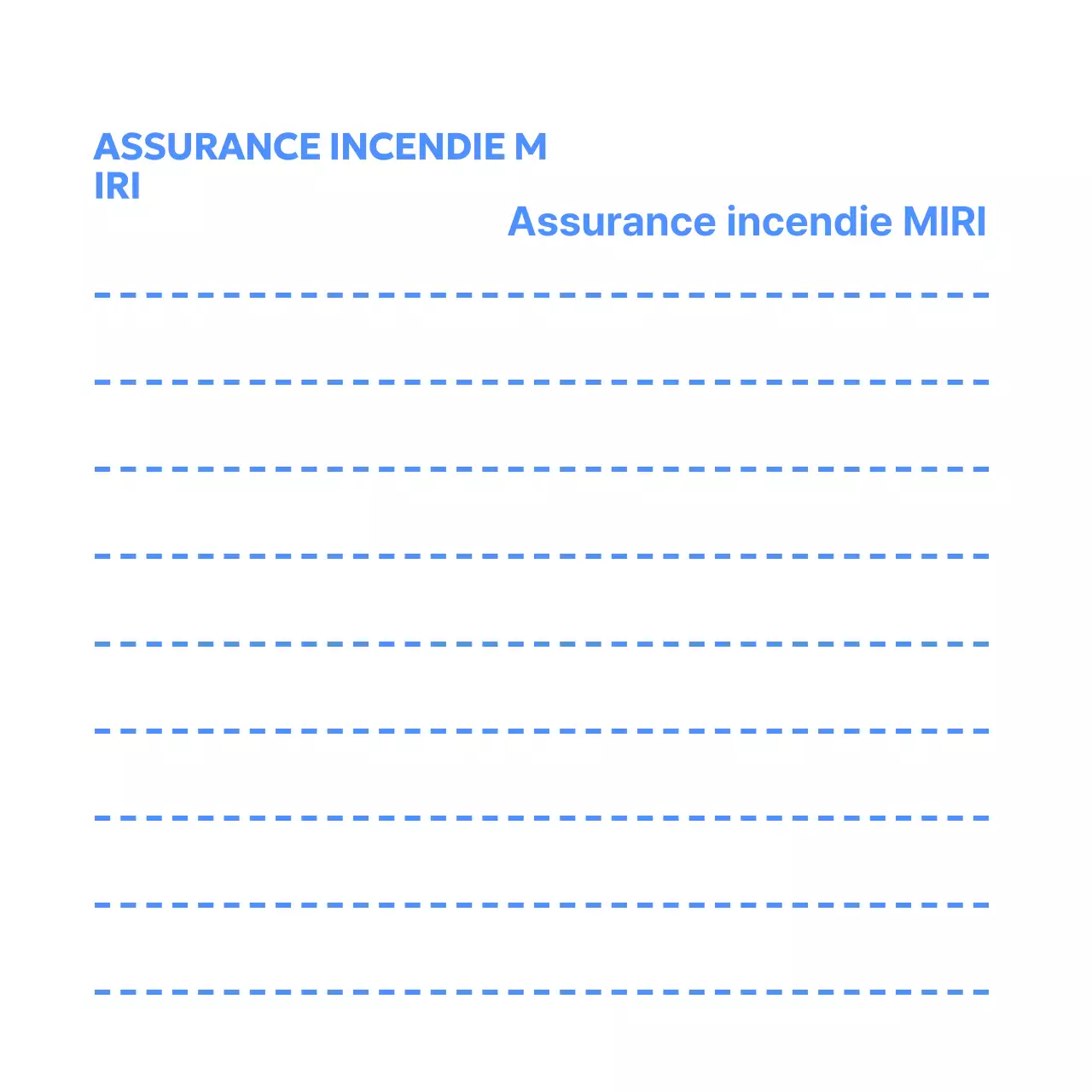 Bloc-notes de la compagnie d'assurance avec icônes simples