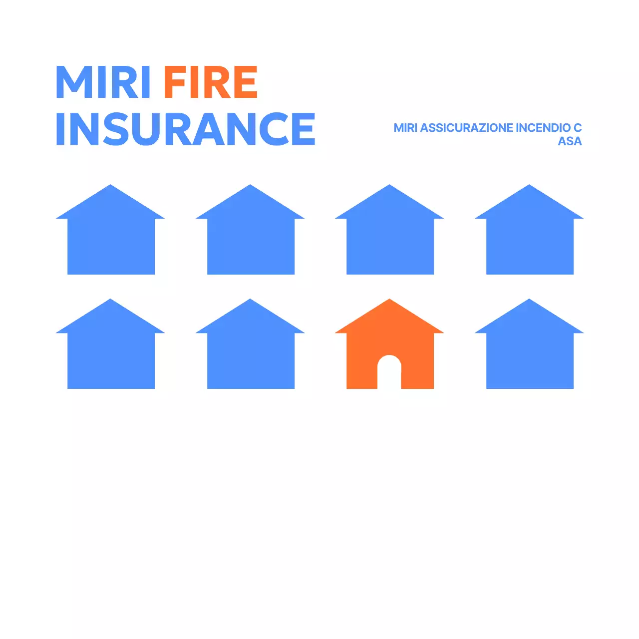 Blocco note della compagnia assicurativa con icone semplici