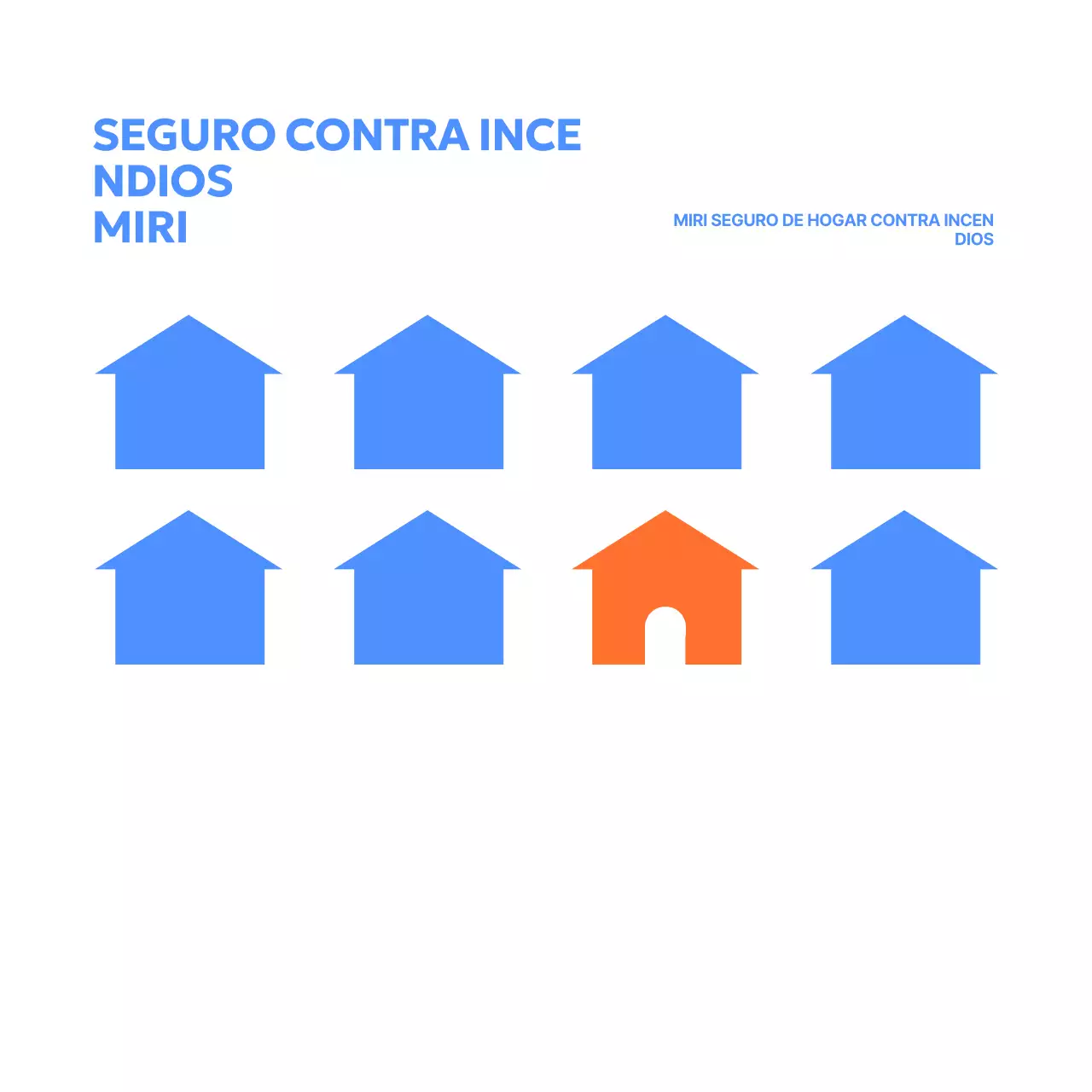 Bloc de notas de compañía de seguros con iconos sencillos