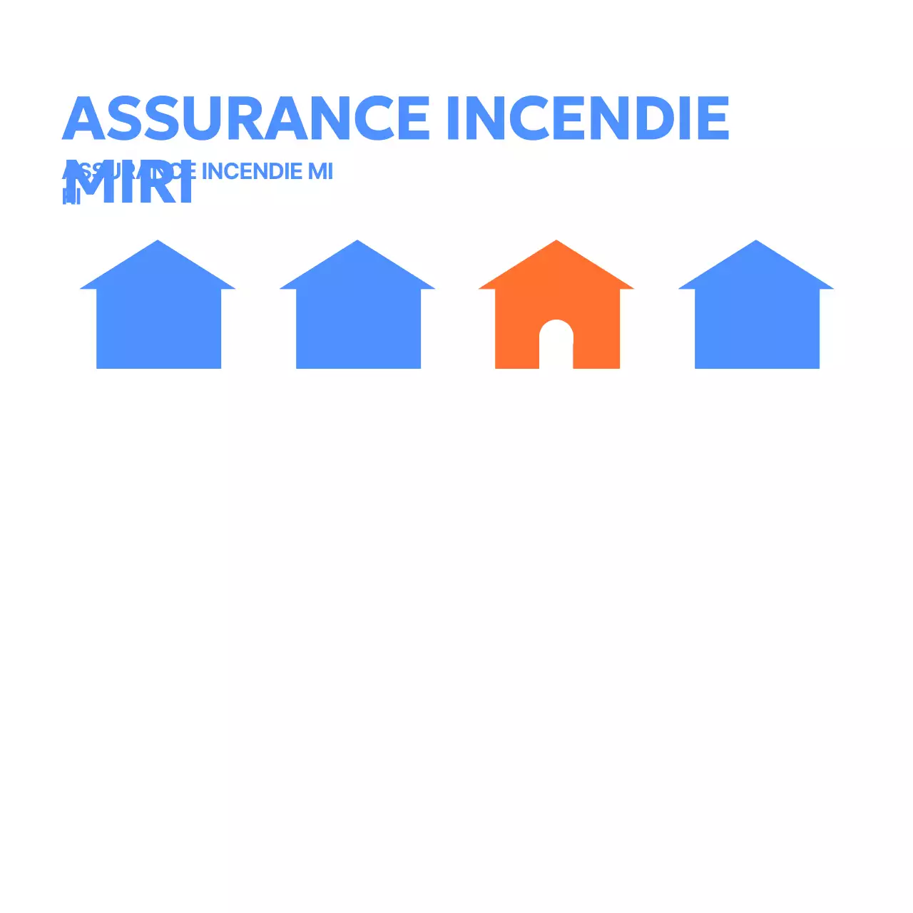 Bloc-notes de la compagnie d'assurance avec icônes simples