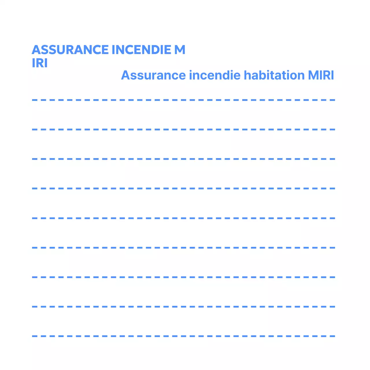Bloc-notes de la compagnie d'assurance avec icônes simples