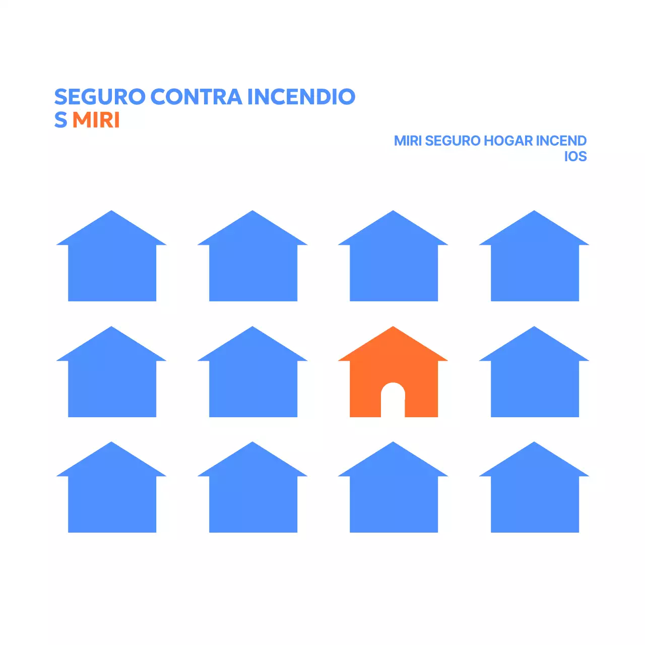 Bloc de notas de compañía de seguros con iconos sencillos