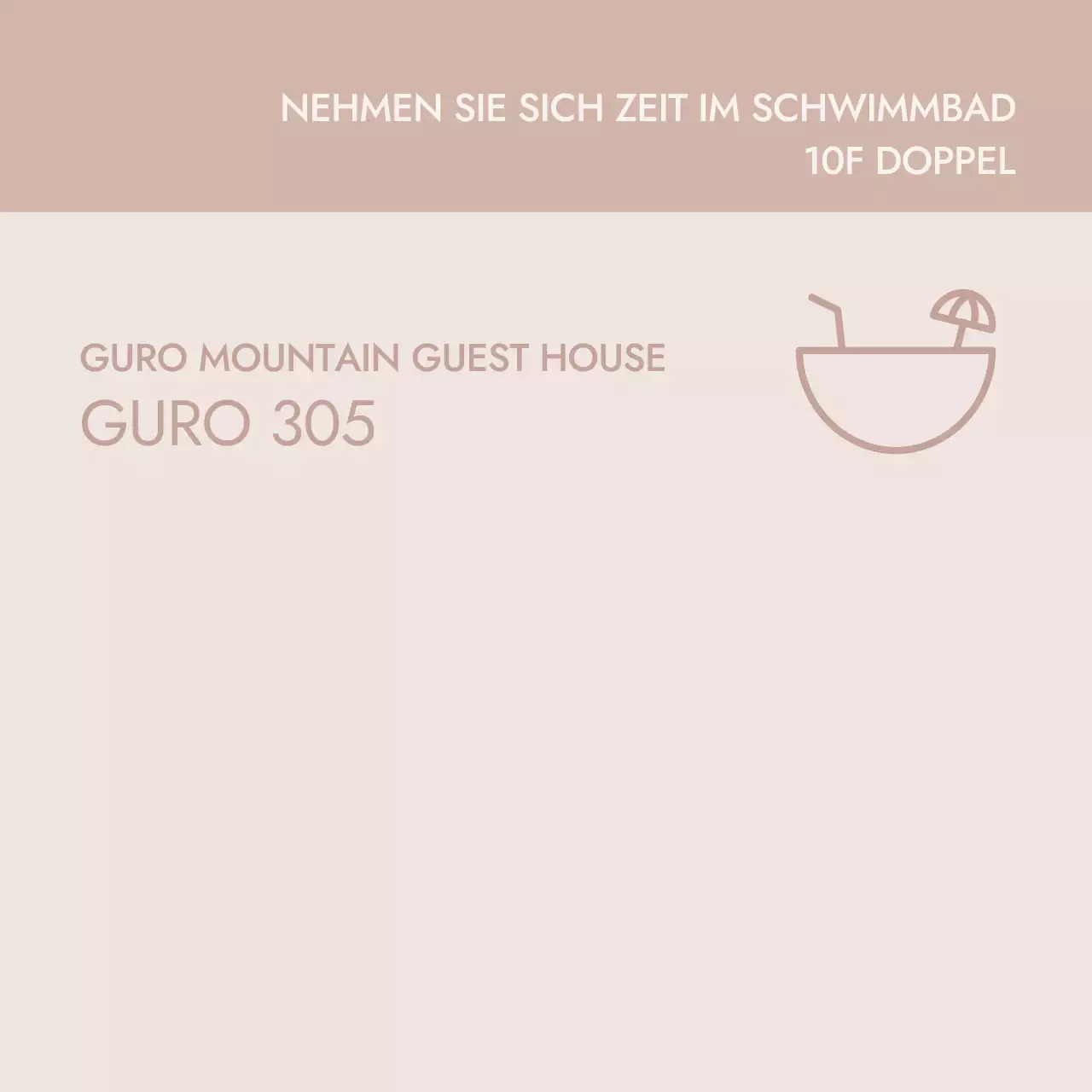 Beige minimalistische Symbol Wortlaut