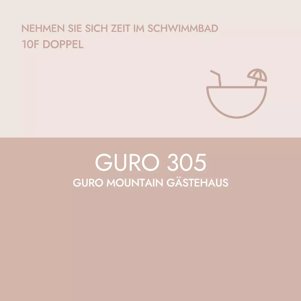 Beige minimalistische Symbol Wortlaut