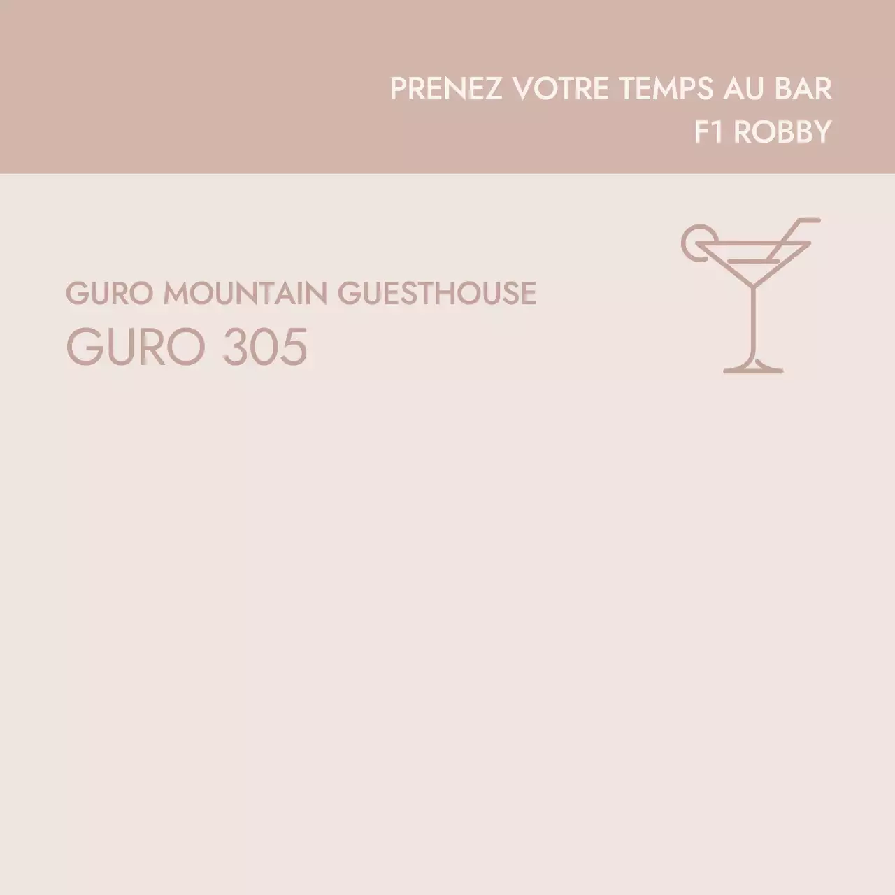 Libellé de l'icône minimaliste beige