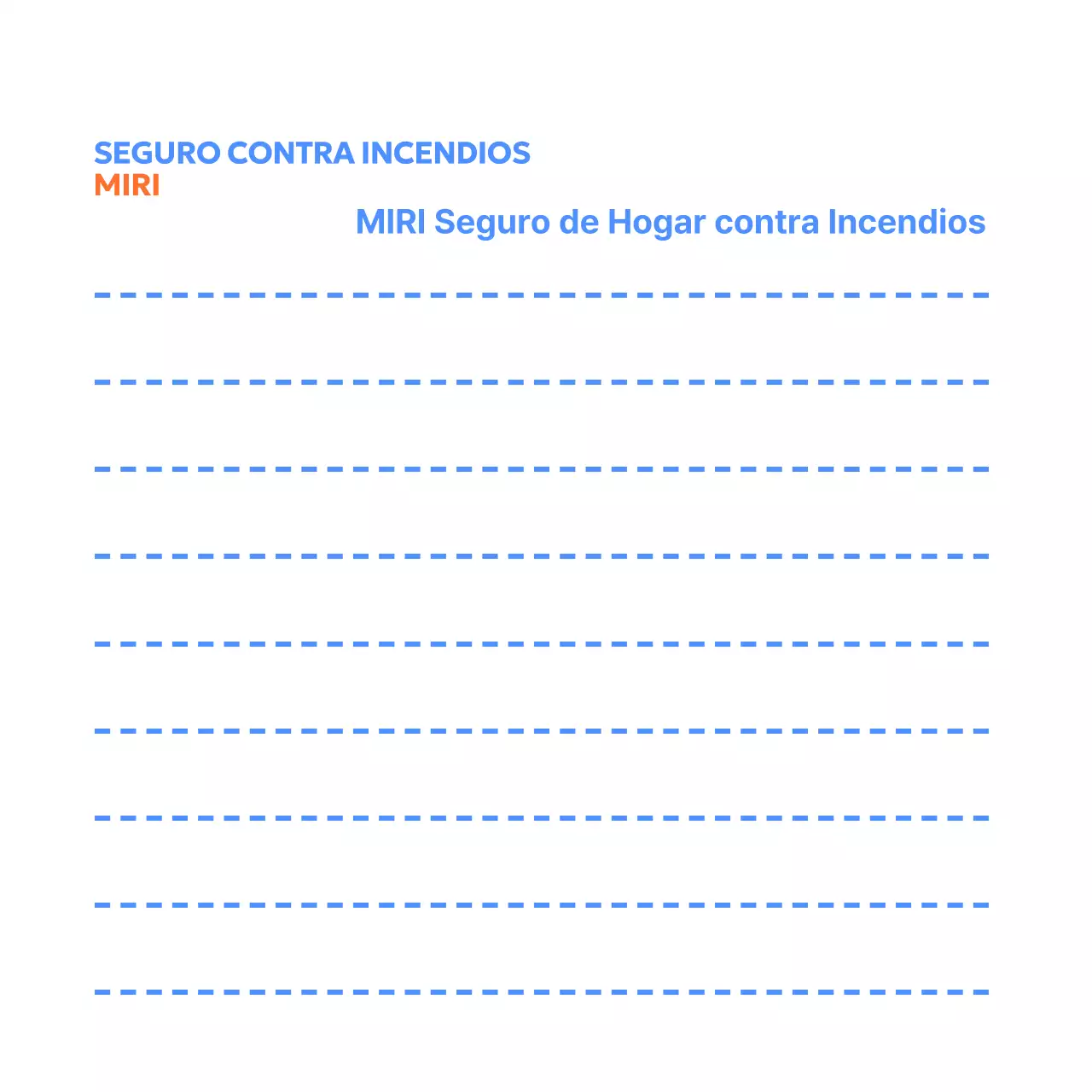 Bloc de notas de compañía de seguros con iconos sencillos