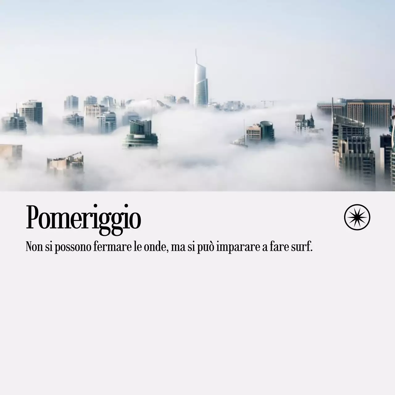 Appunti scritti a mano con foto di paesaggi e testi emozionali