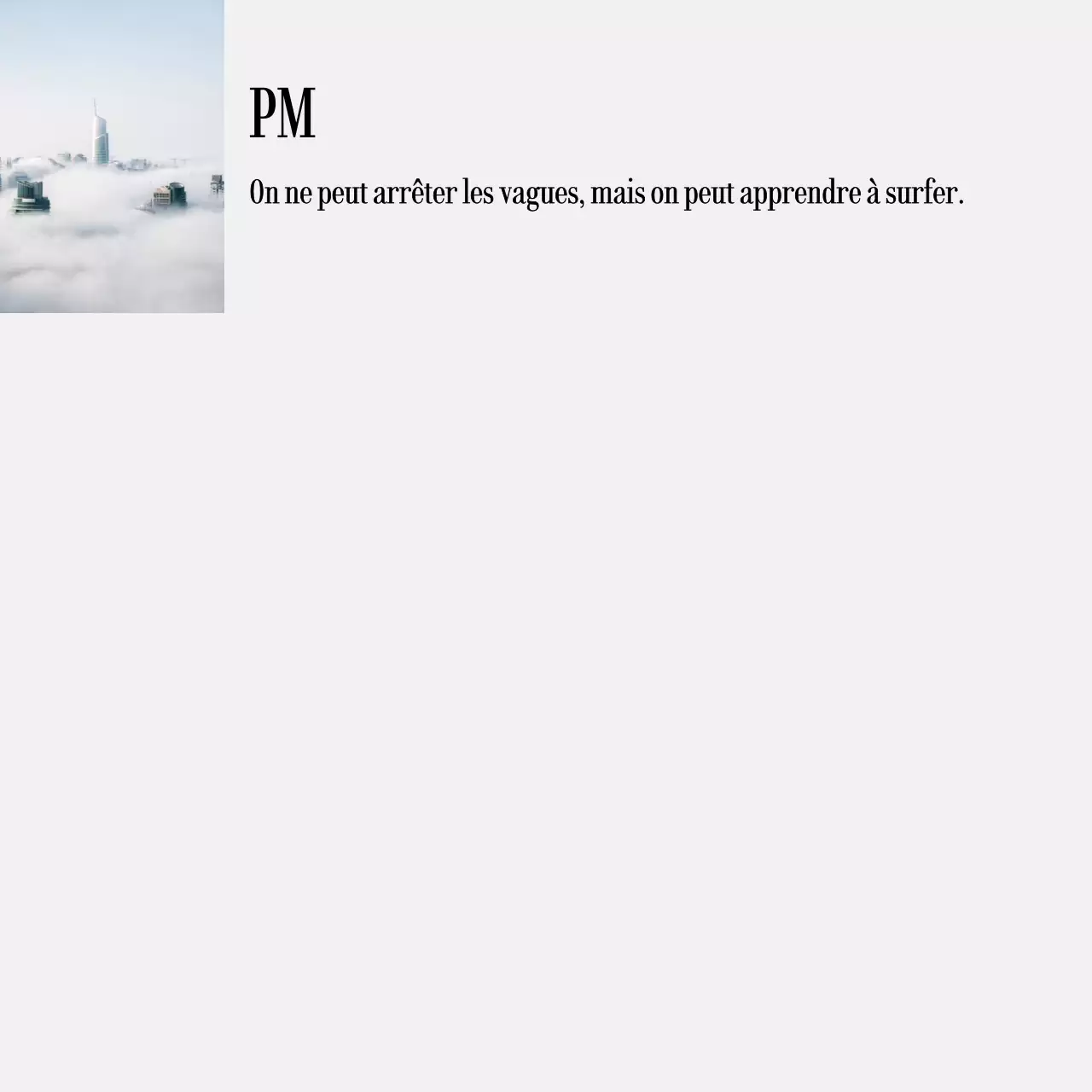 Notes manuscrites avec photos de paysages et texte émotionnel