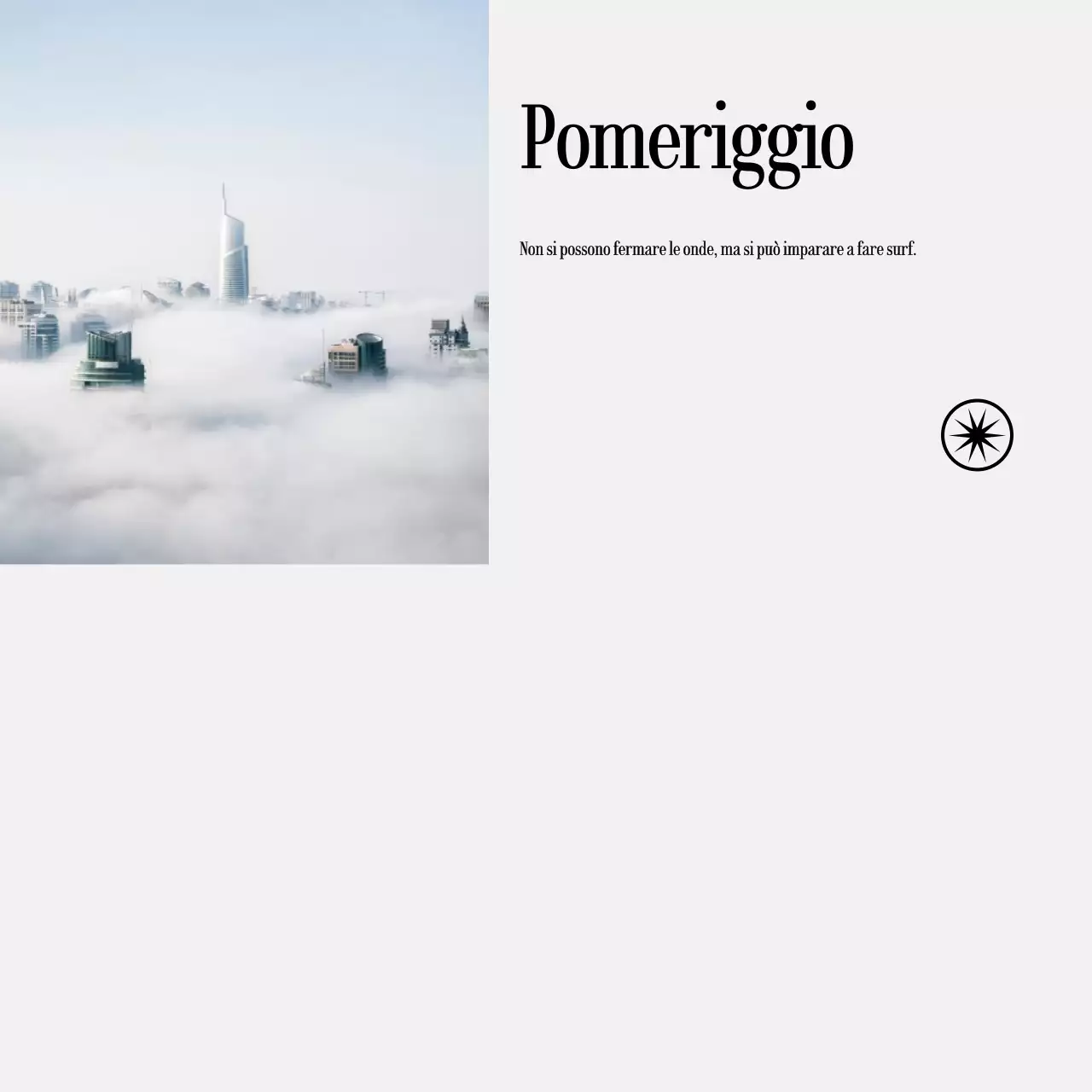 Appunti scritti a mano con foto di paesaggi e testi emozionali