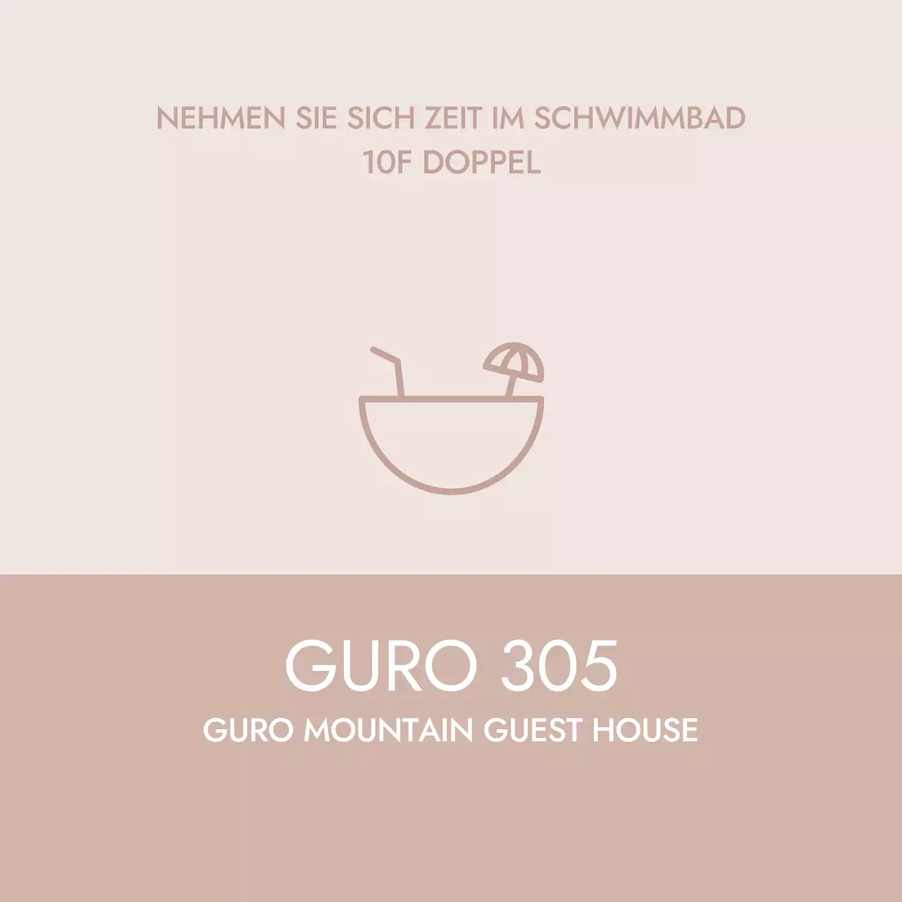 Beige minimalistische Symbol Wortlaut