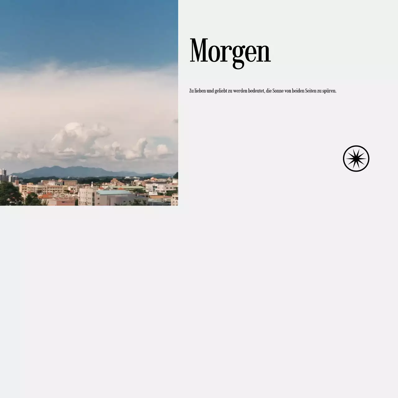 Handschriftliche Notizen mit Landschaftsfotos und emotionalem Text