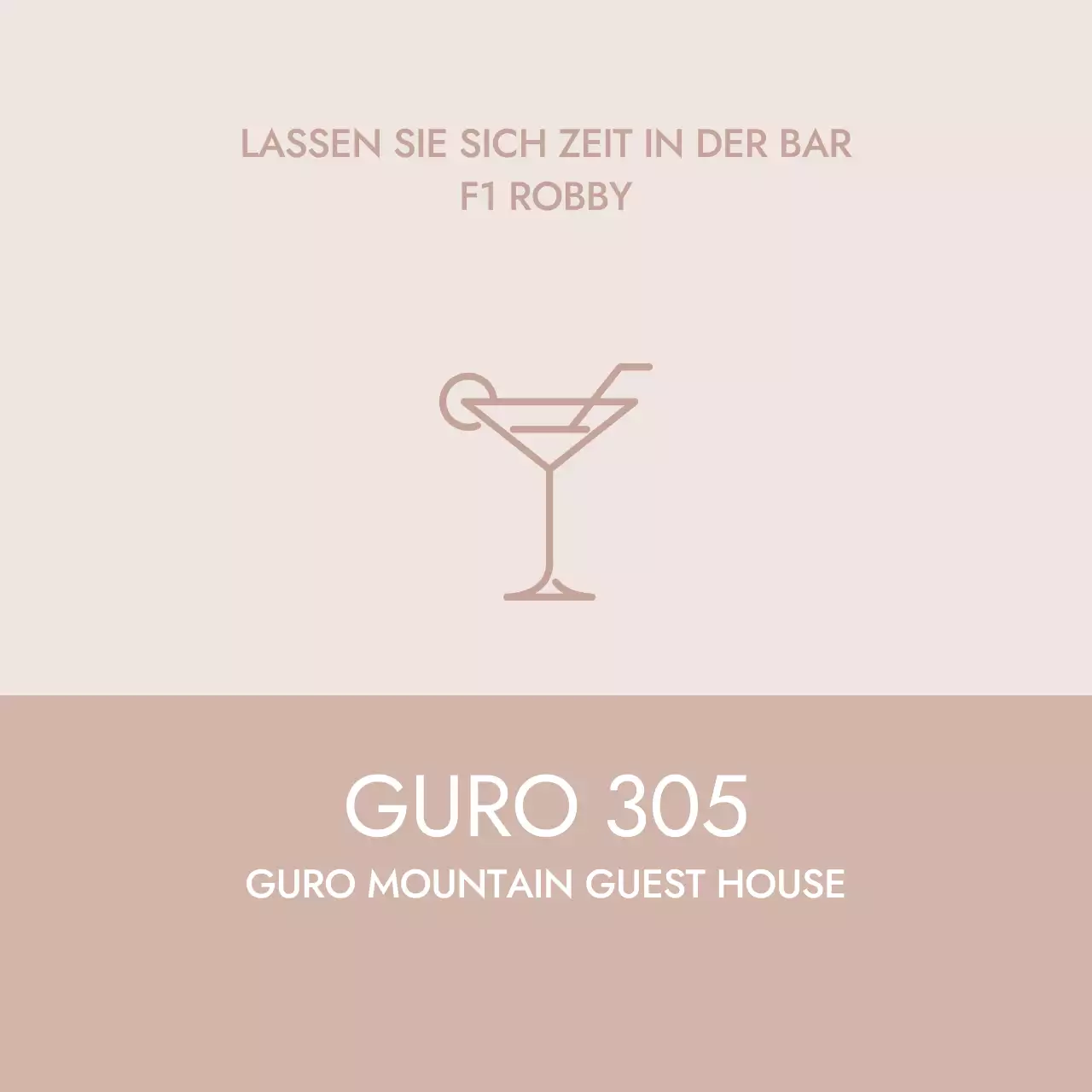 Beige minimalistische Symbol Wortlaut