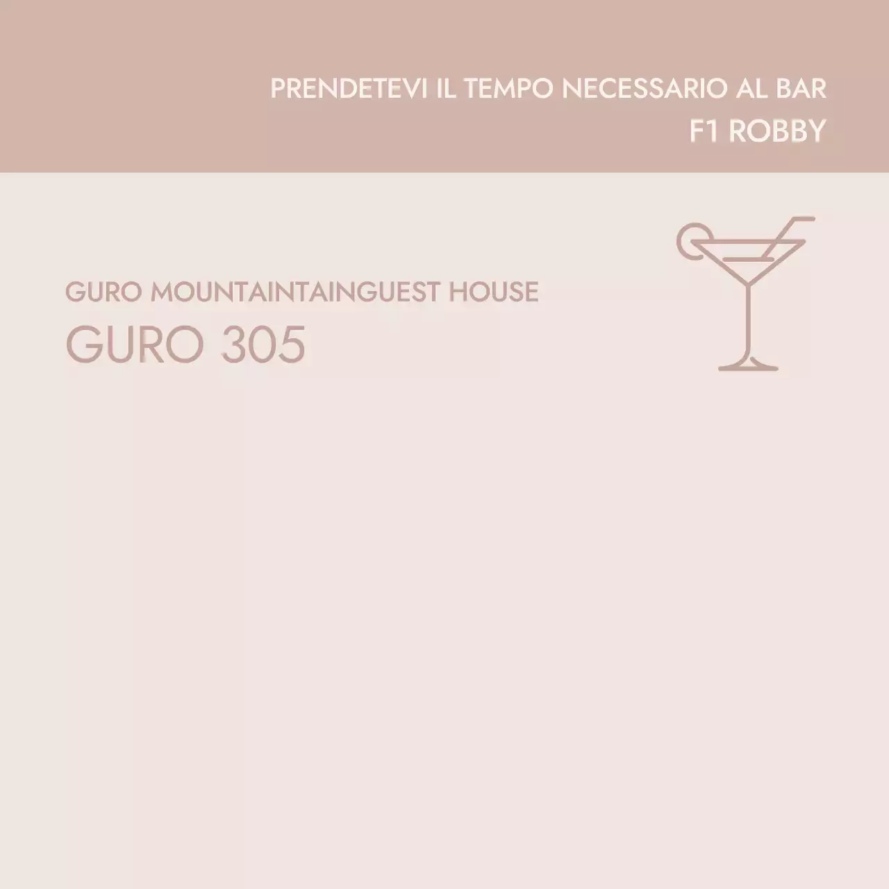 Icona minimalista beige dicitura