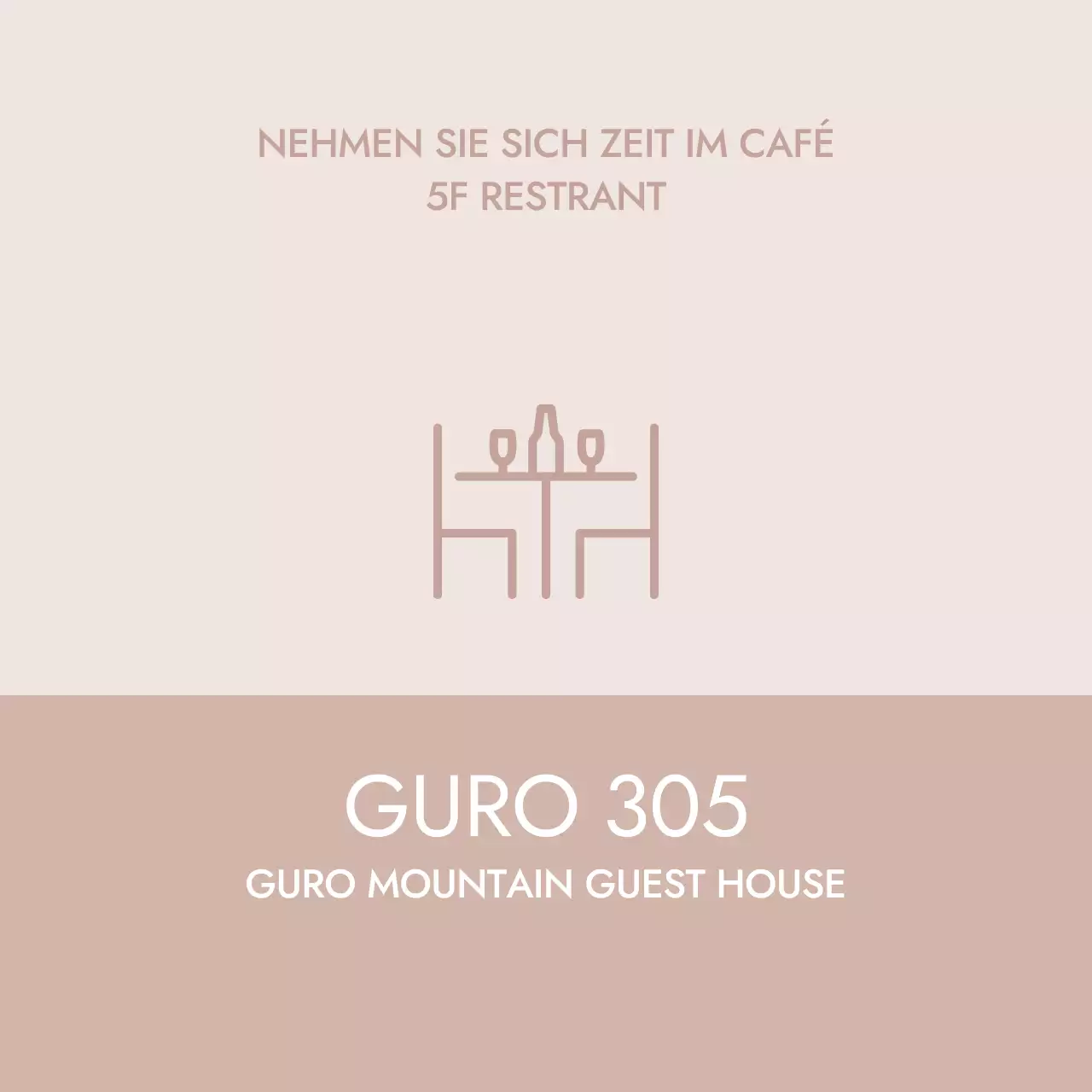 Beige minimalistische Symbol Wortlaut