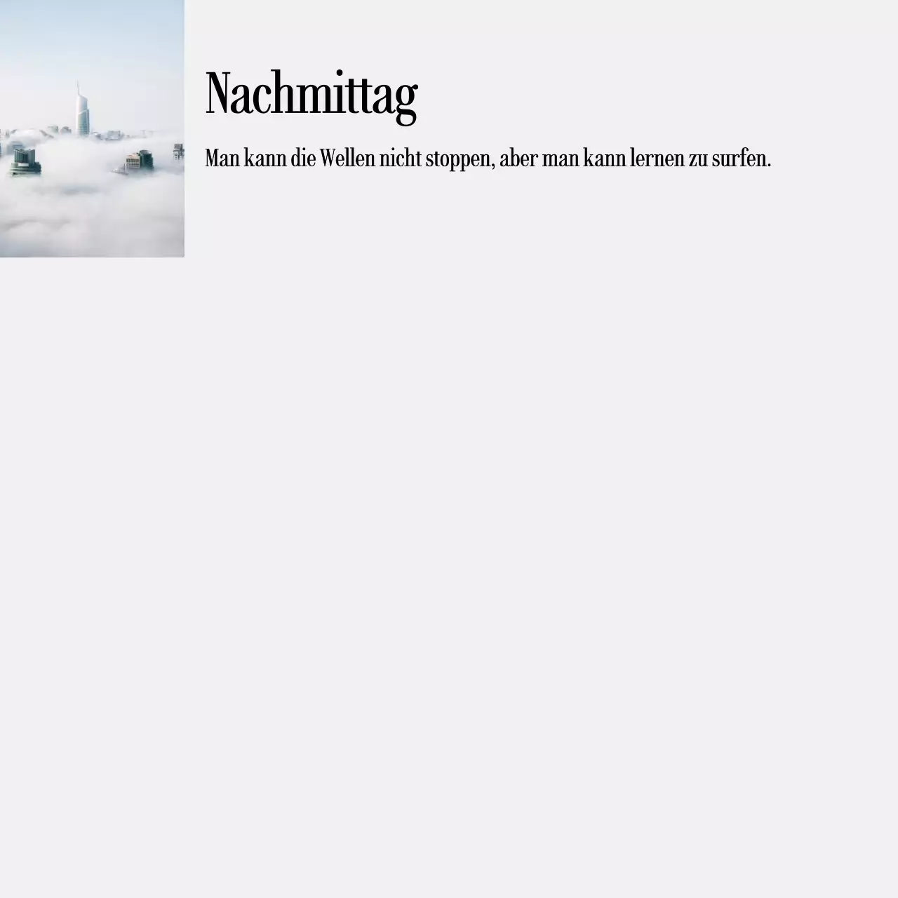 Handschriftliche Notizen mit Landschaftsfotos und emotionalem Text