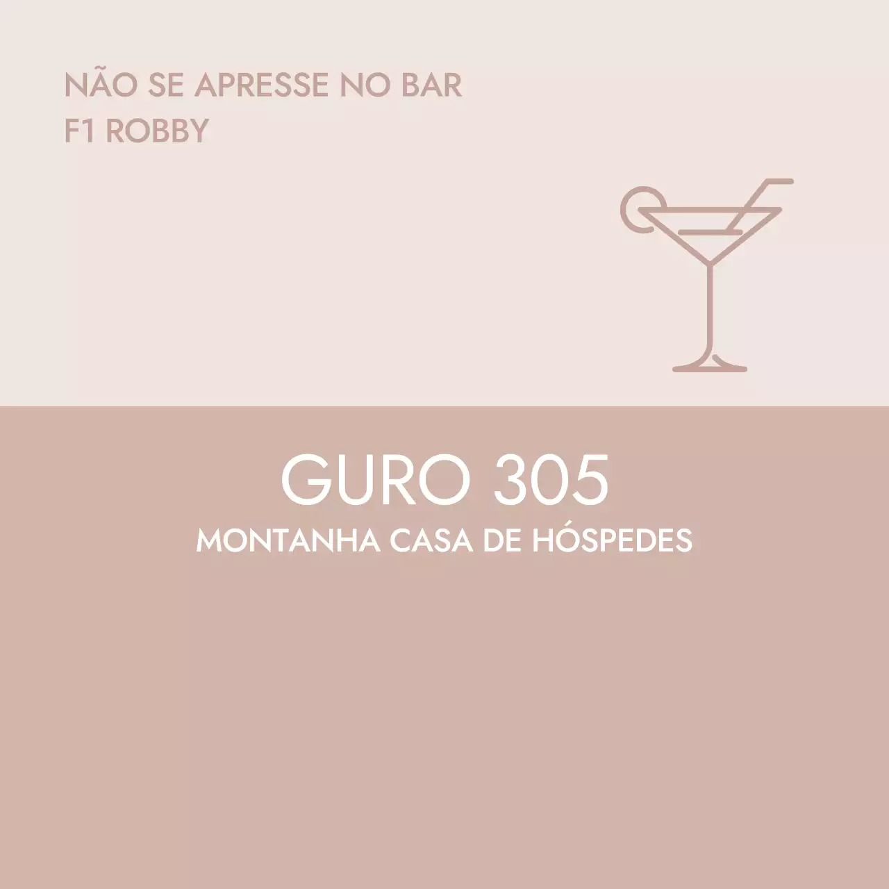Texto do ícone minimalista bege