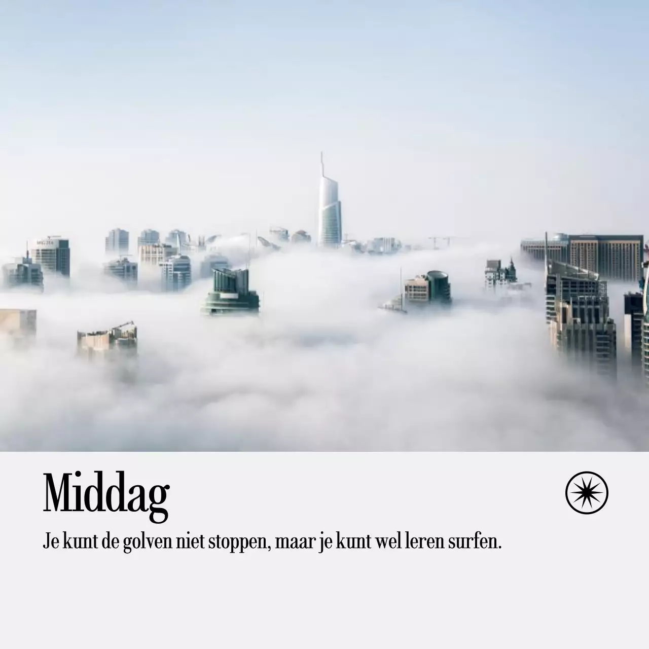 Handgeschreven notities met landschapsfoto's en emotionele tekst