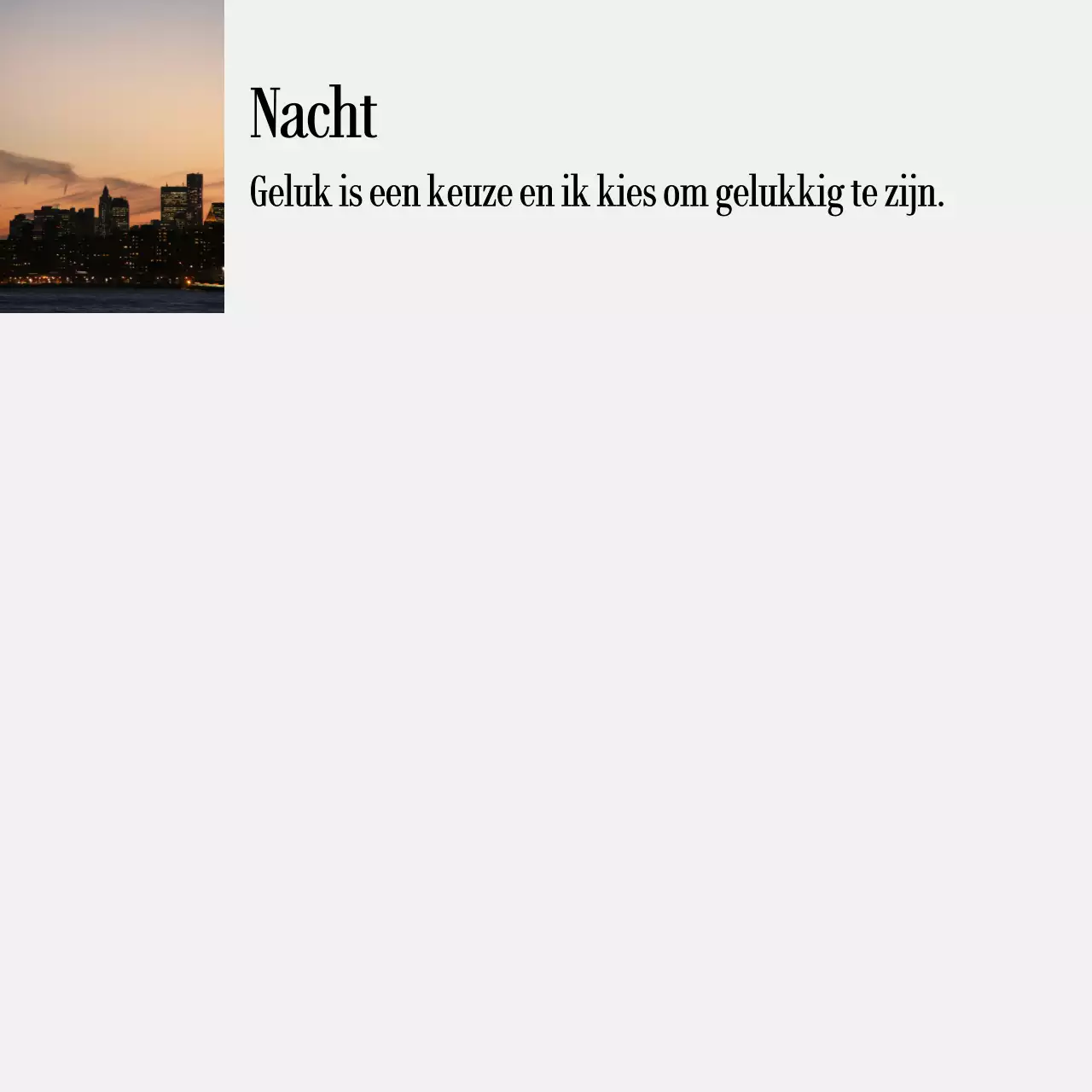 Handgeschreven notities met landschapsfoto's en emotionele tekst