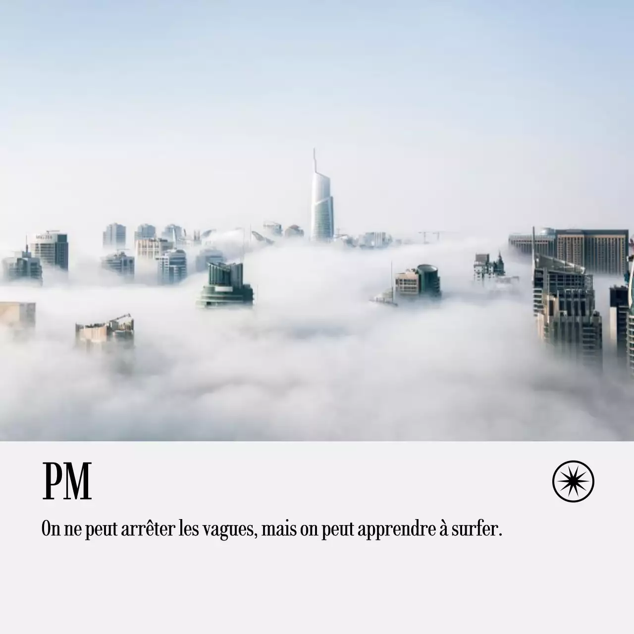 Notes manuscrites avec photos de paysages et texte émotionnel