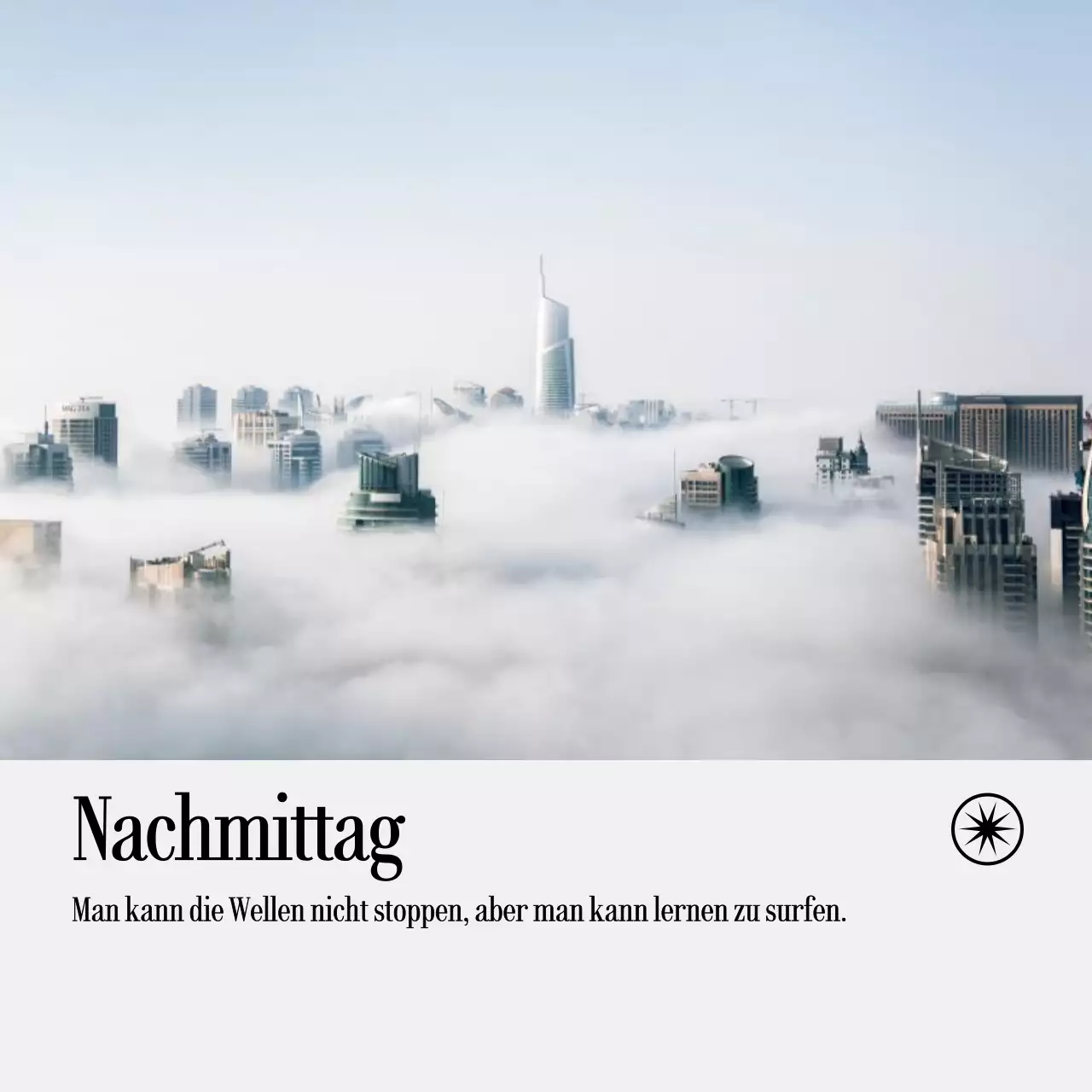 Handschriftliche Notizen mit Landschaftsfotos und emotionalem Text