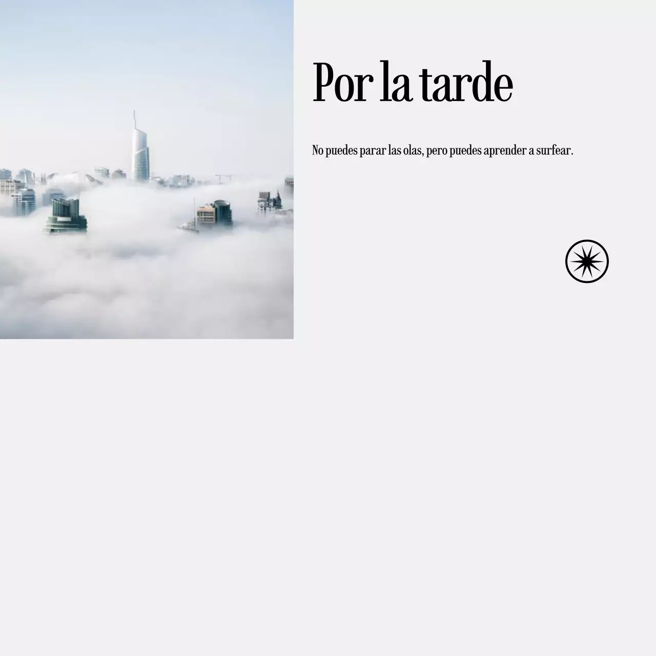 Notas manuscritas con fotos de paisajes y textos emotivos