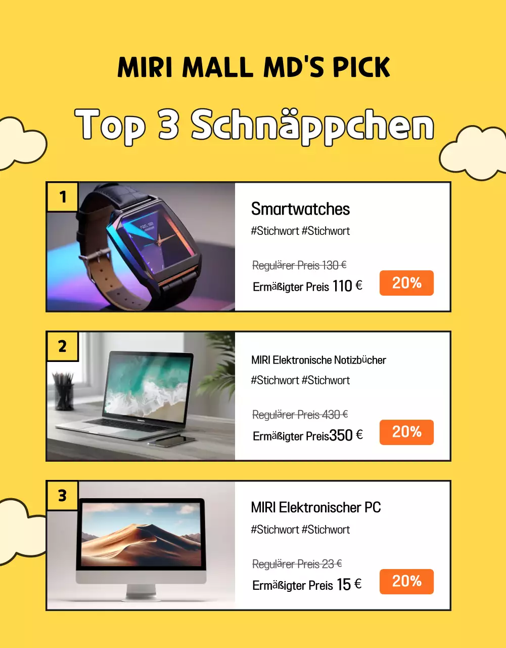 Gelb Niedlich Graduierung Ausstellung