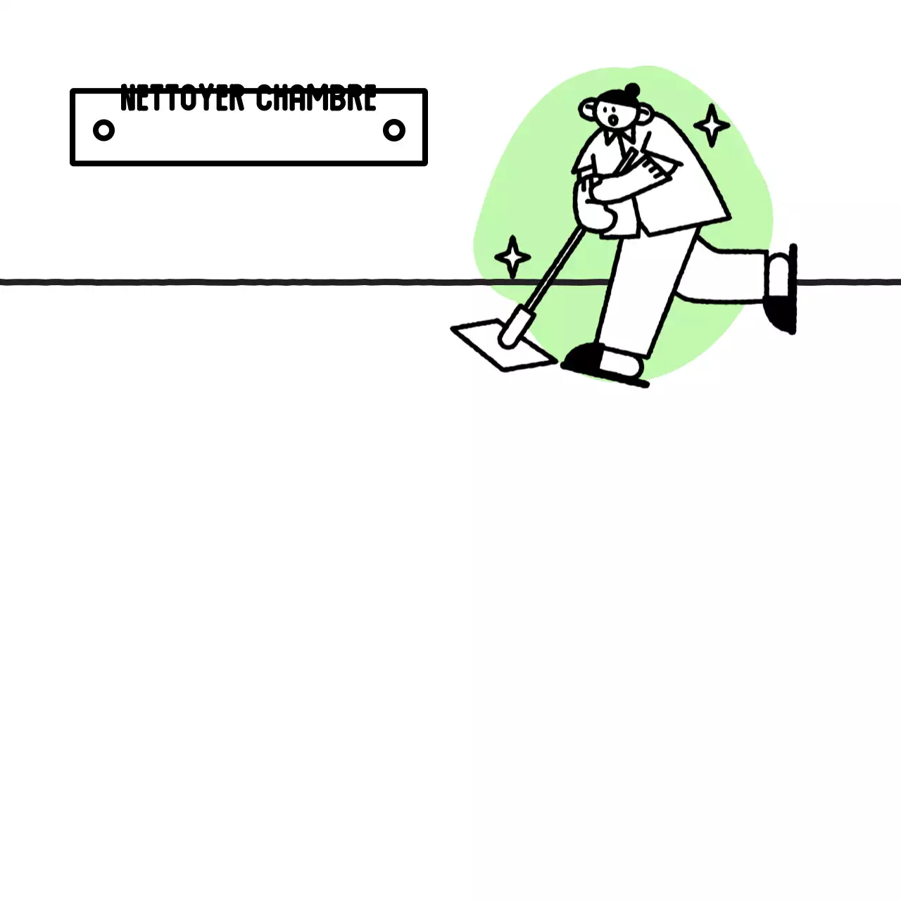 Blocs-notes de papeterie minimaliste avec de jolies illustrations de tous les jours