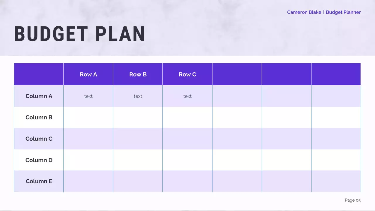 White Professional Finance Planner Presentation