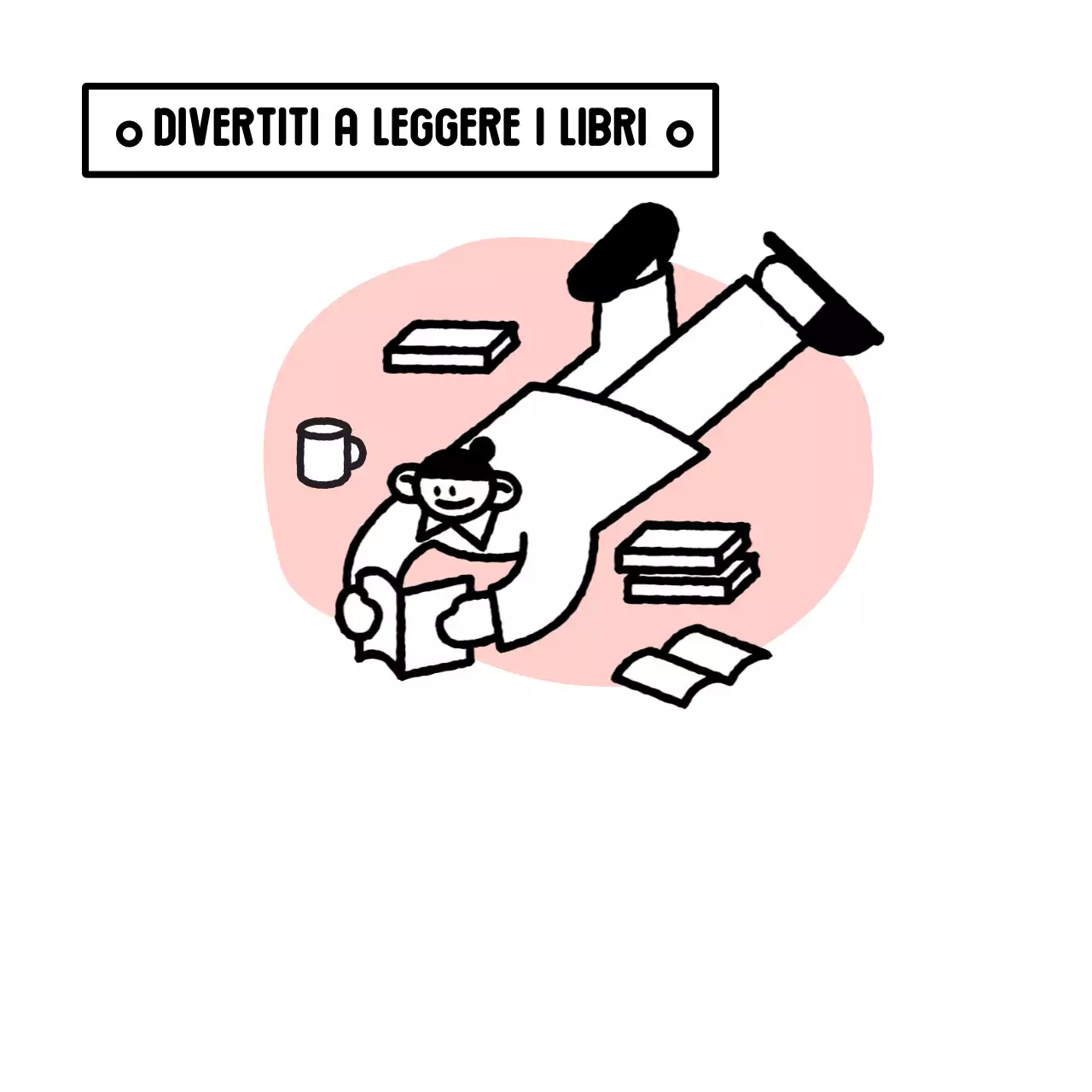 Blocchi di cartoleria minimalisti con simpatiche illustrazioni di uso quotidiano