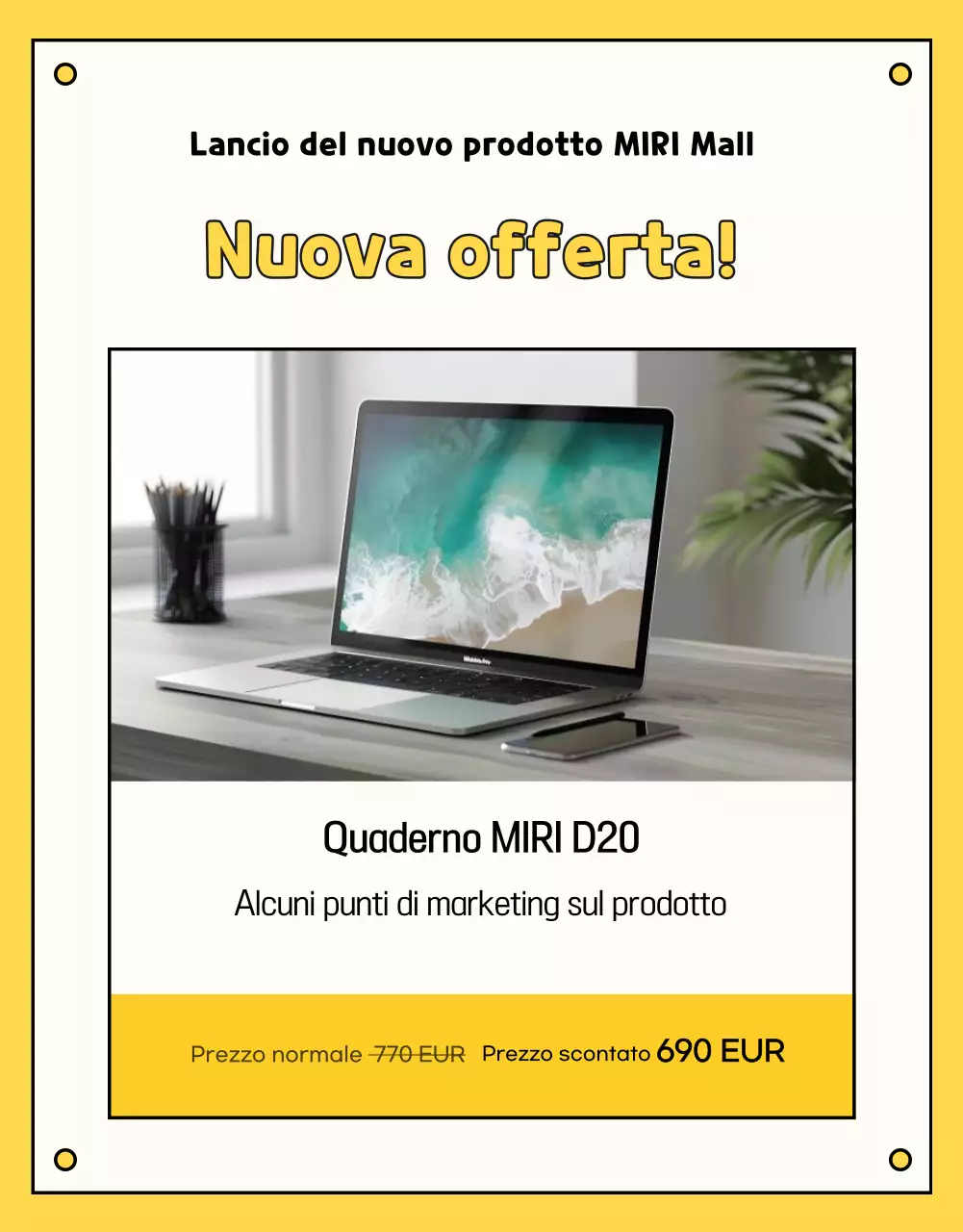 Mostra di laurea gialla e carina