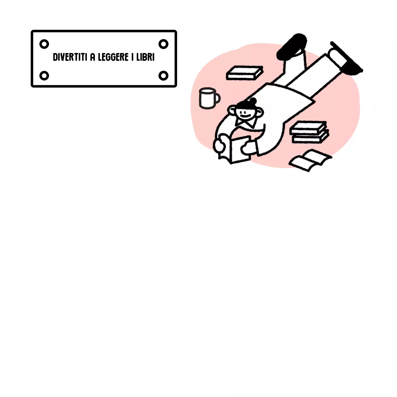 Blocchi di cartoleria minimalisti con simpatiche illustrazioni di uso quotidiano