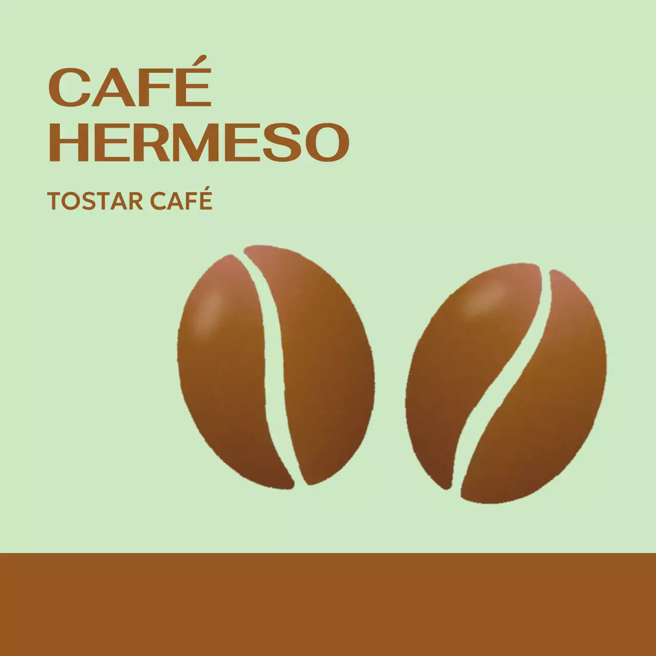 Sencillo bloc de notas de cafetería con ilustración de bebida caliente